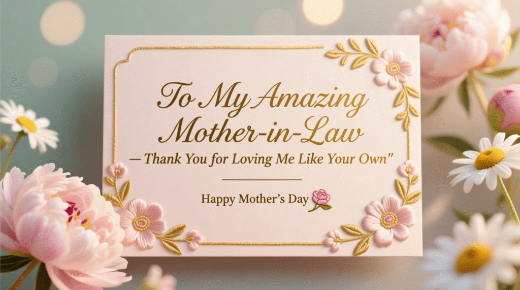 Mother's Day Instagram Captions For Mothers-in-Law