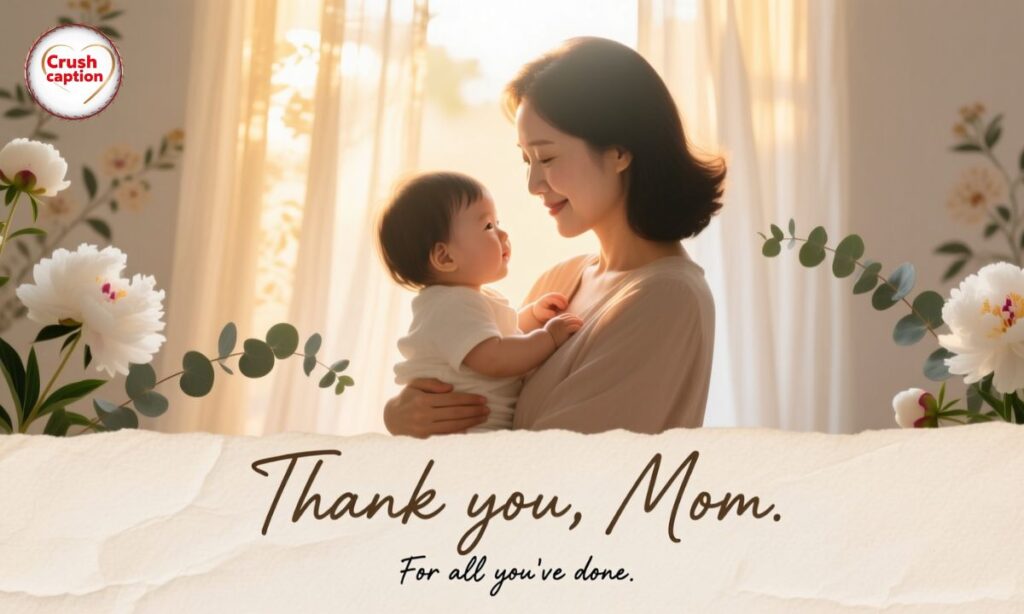 Short Mother's Day Instagram Captions
