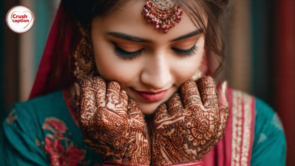 Mehndi Captions for Instagram for Girl