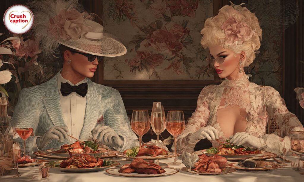 Captions for Lunching in Style