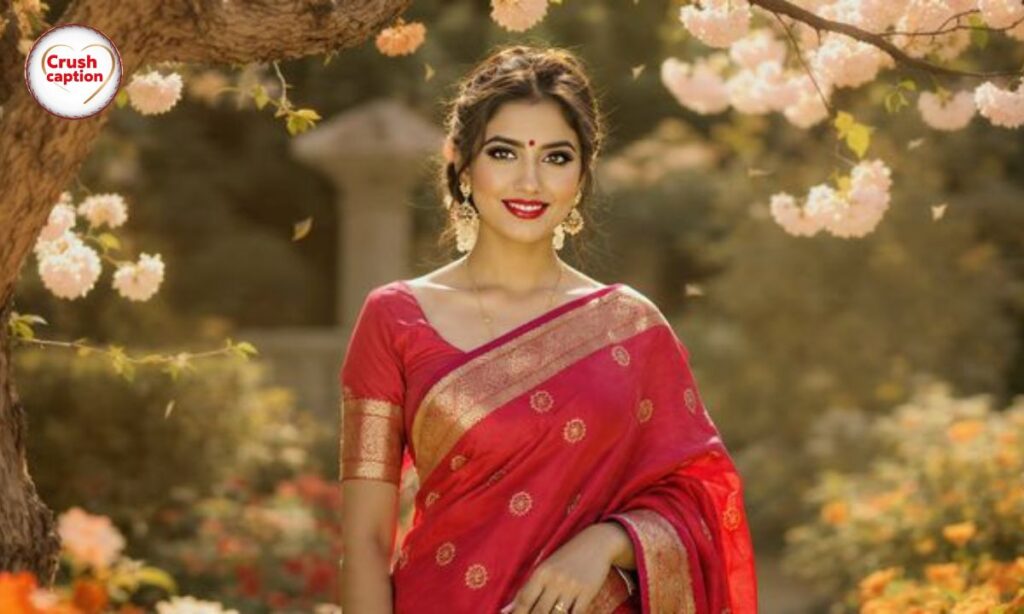 Half saree captions for instagram in hindi