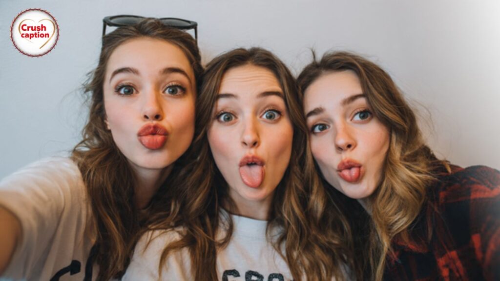 Funny Trio Captions for Instagram