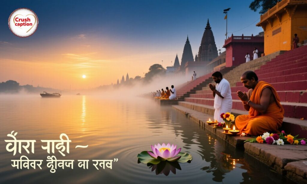 Ganga River Scenic Captions