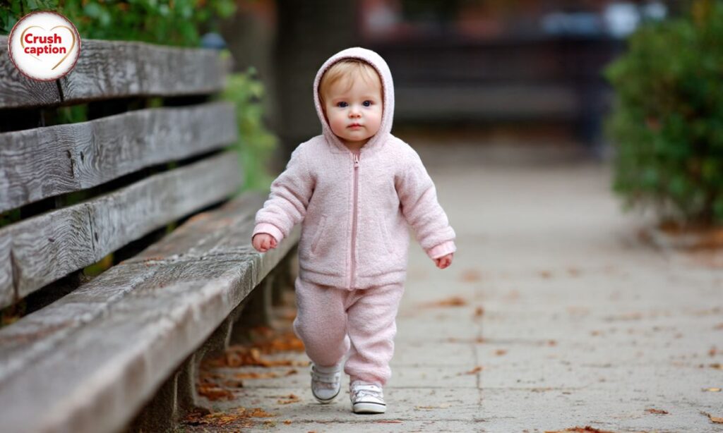 Sweet and Sentimental Baby First Walk Captions